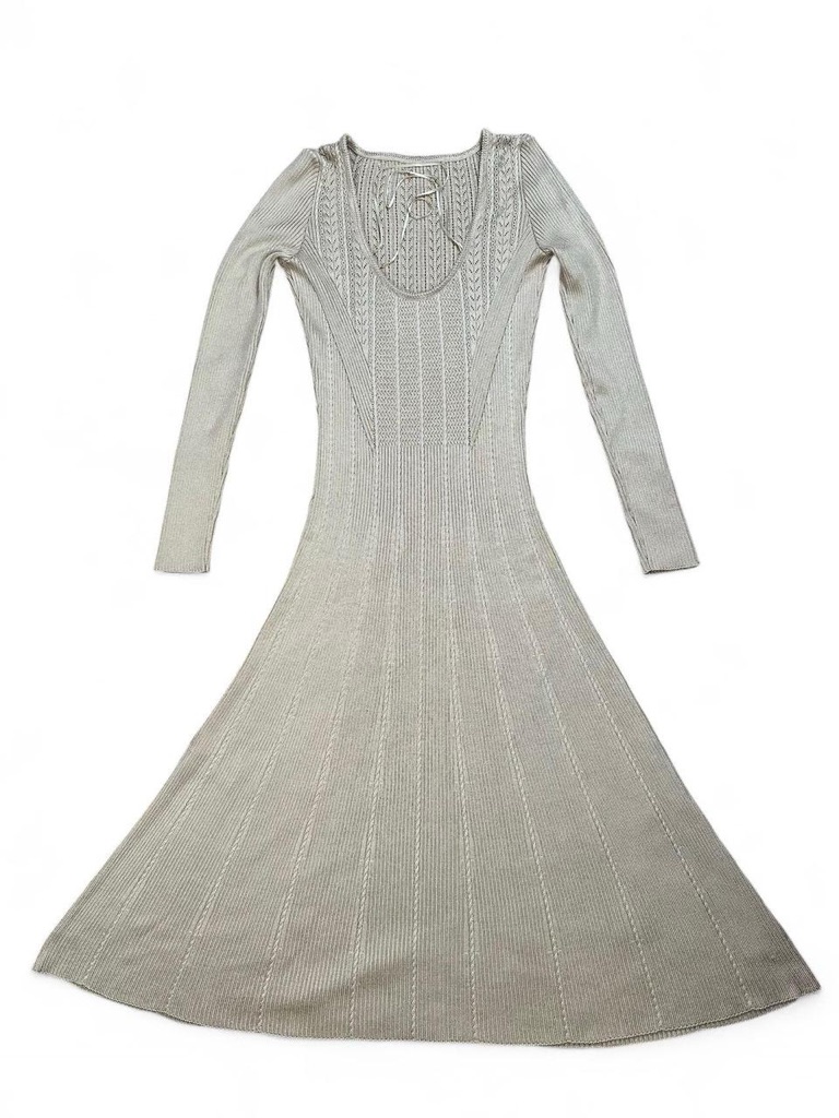 Ralph Lauren Purple Label Women’s Silk Boatneck Sweater Cocktail Dress Xs